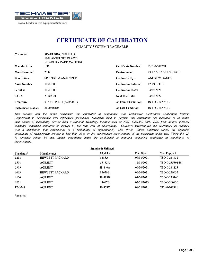 IFR_2394_Cal_Certificate-page-001