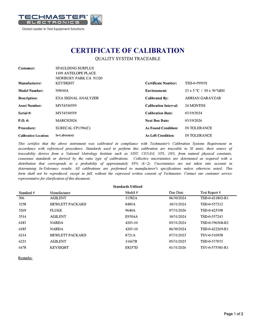 n9010a Cal Certificate-page-001