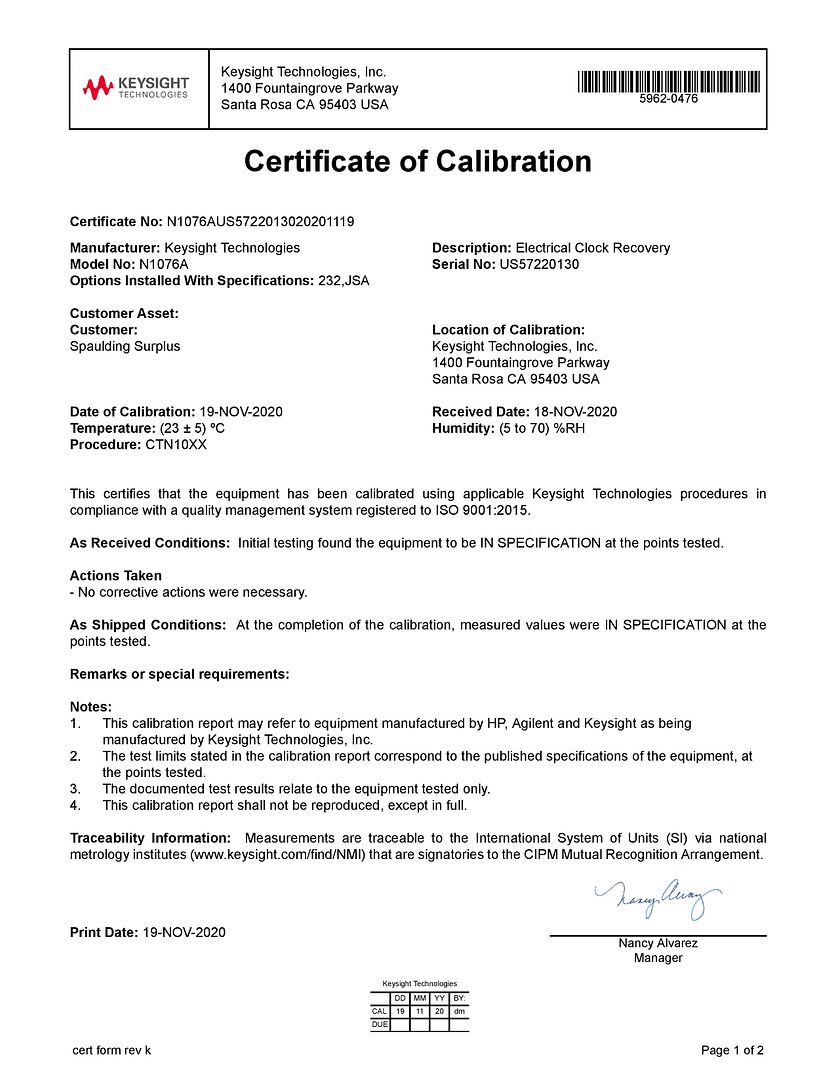 N1076A_US5722013020201119_Certificate_of_Calibration_page_001